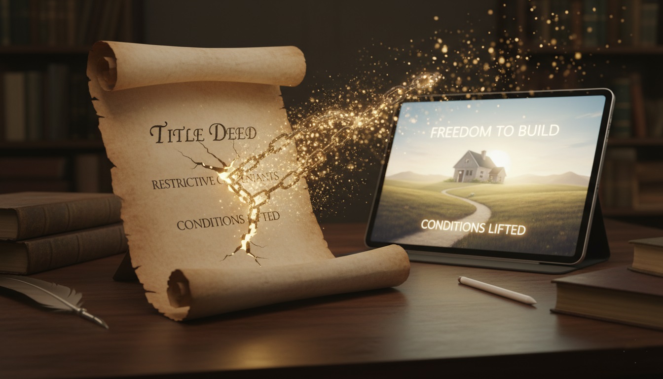 Removal of restrictive title deed conditions